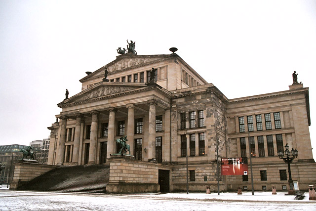 Konzerthaus Berlin, Königliches Schauspielhaus / Salle de concert de Berlin - Gendarmenmarkt - Berlin - Allemagne / Deutschland - Carnets de route - Photographie - 00