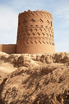 Tour, citadelle de Narein, château de Narenj (Narin), Narenj Ghale - Meybod / میبد - Province de Yazd / استان یزد - Iran / ايران - Carnets de route - Photographie - 05