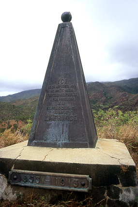 Balade, monument célébrant le débarquement de 1853