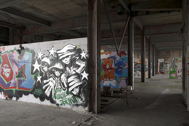 Graffiti - Abhörstation von der NSA / Station radar de la NSA, Teufelsberg / Montagne du Diable - Berlin - Brandebourg / Brandenburg - Allemagne / Deutschland - Sites - Photographie - 22