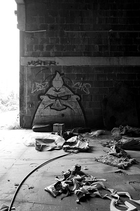 Graffiti - Abhörstation von der NSA / Station radar de la NSA, Teufelsberg / Montagne du Diable - Berlin - Brandebourg / Brandenburg - Allemagne / Deutschland - Sites - Photographie - 24a