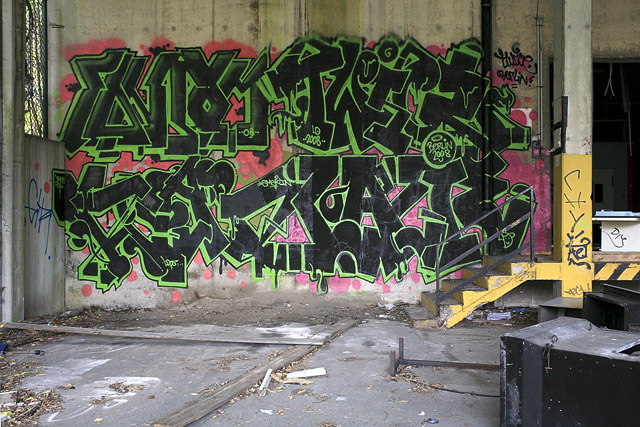 Graffiti - Abhörstation von der NSA / Station radar de la NSA, Teufelsberg / Montagne du Diable - Berlin - Brandebourg / Brandenburg - Allemagne / Deutschland - Sites - Photographie - 25
