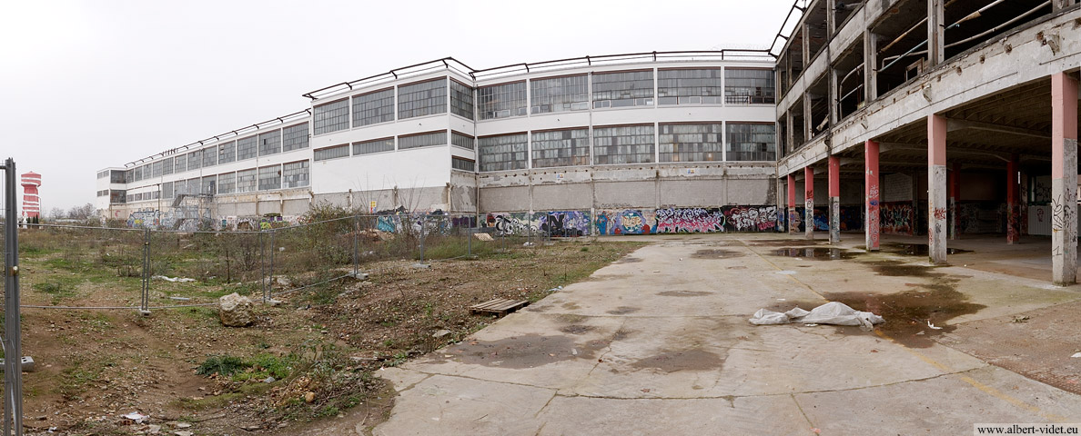 Panorama de l'usine TASE (Textile Artificiel du Sud-Est) - Vaulx-en-Velin - Rhône - France - Sites - Photographie - 02