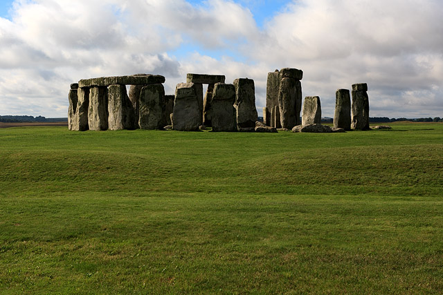 Stonehenge, cercle de grès sarsen - Amesbury - Wiltshire - Angleterre / England - Royaume-Uni / United Kingdom - Sites - Photographie - 01