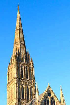Flèche / Spire, Cathédrale / Cathedral - Salisbury - Wiltshire - Angleterre / England - Royaume-Uni / United Kingdom - Sites - Photographie - 02b